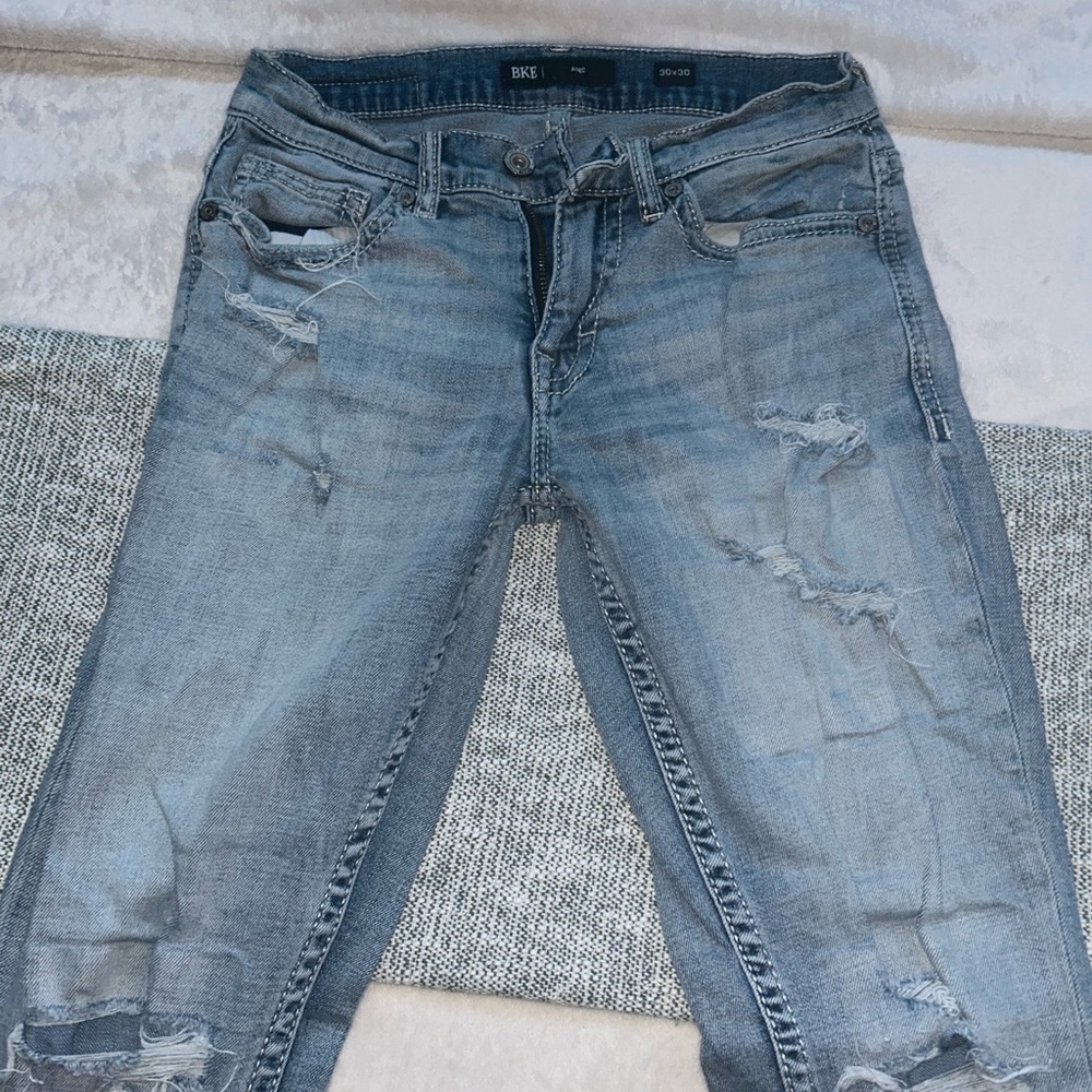 BKE Blue Distressed Jeans